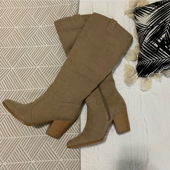 Ropa Western Knee High Boots - JustFab - Size 9 - Picture 2 of 11